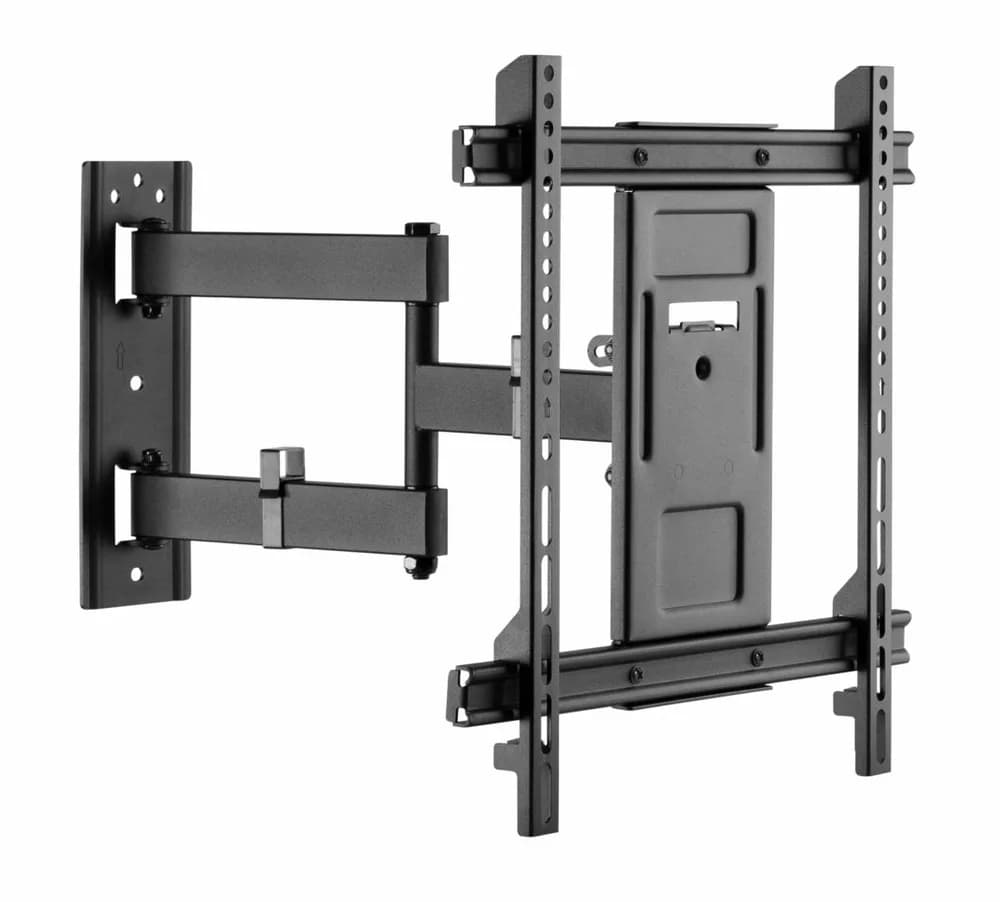 Suport TV de perete Serioux TV61-443, compatibilitate dimensiune ecran: 32"-70", compatibilitate VESA: 200x100, 200x200, 300x200, 400x200, 300x300, 400x300, 400x400, greutate maximă suportata: 50kg, distanta fata de perete: 78~442mm, inclinare: +3°~-15°, pivotare: +90°~-90°, nivel ecran: +3°~-3° — miniatură