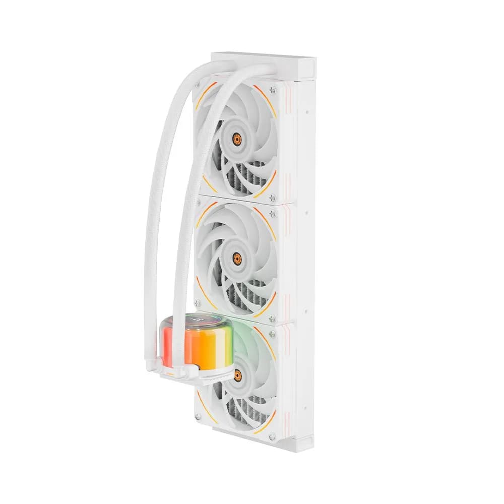 Cooler Procesor 1stPlayer CC-360-WH, Lichid, 12 cm, 3 ventilatoare, aRGB — miniatură