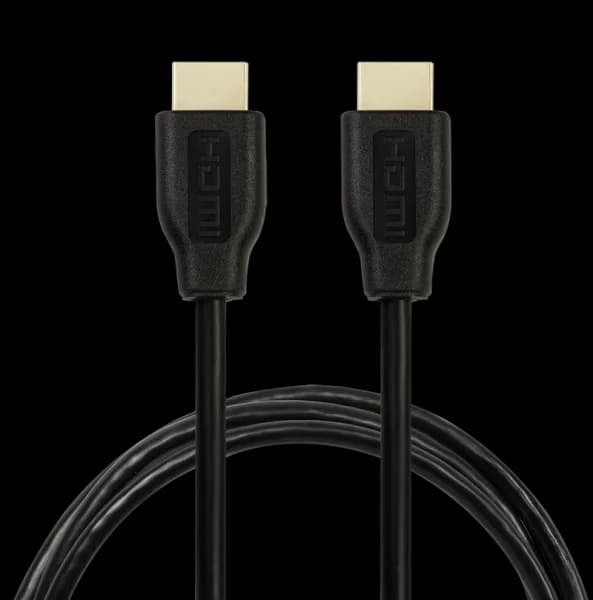 CABLU video LOGILINK, HDMI (T) la HDMI (T) 1.4, 0.2m, conectori auriti, rezolutie maxima 4K (3840 x 2160) la 30 Hz, plastic, dublu ecranaj, negru, "CH0076" — miniatură