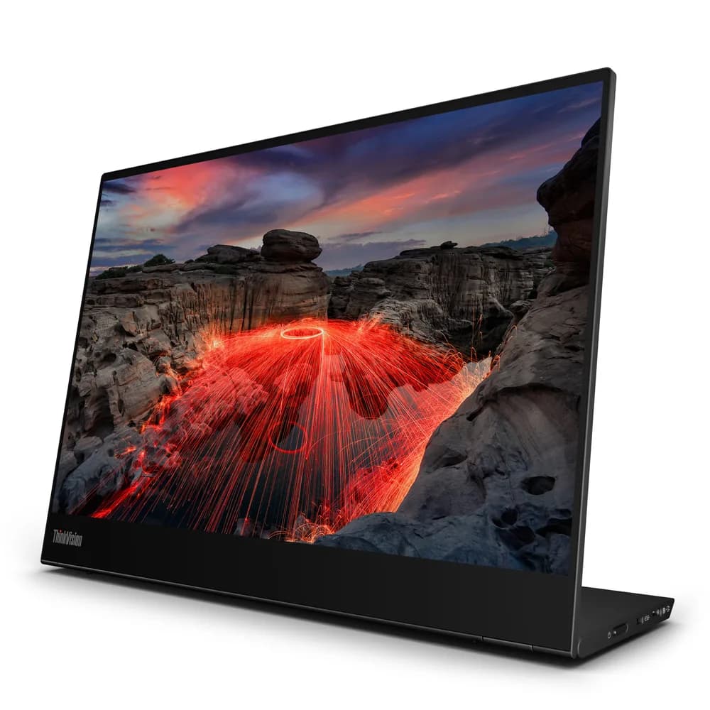 Monitor LED ThinkVision M14t G2 14" 2240 x 1400 16:10 4/6ms 60Hz Negru "63FDUAT6WL" — miniatură