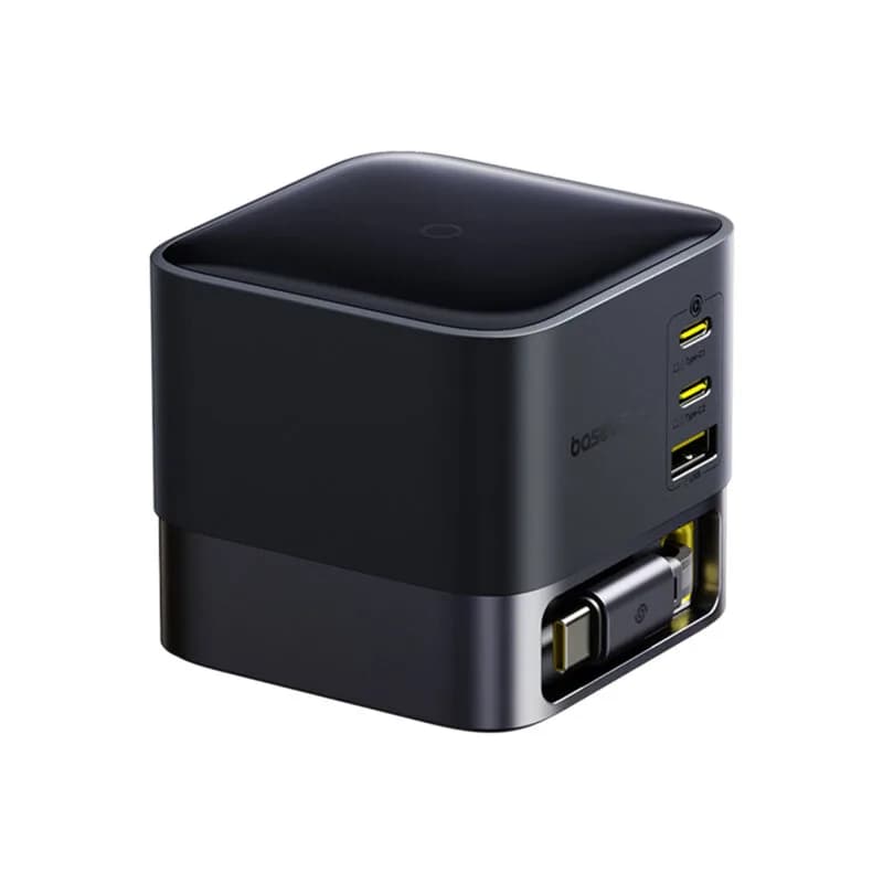 INCARCATOR retea Baseus Super GaN, Quick Charge 100W, 3 x USB Type-C, 1 x USB, negru "P10164001123-00" - 6932172668938 — miniatură