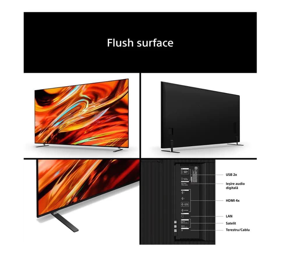 Televizor Sony BRAVIA XR 7 II True RGB LED 65XR75M2, 164 cm, Smart Google TV, 4K Ultra HD, 120Hz, Clasa D (Model 2026) — miniatură
