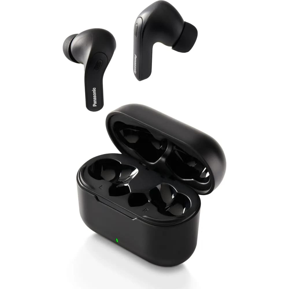 Casti, Panasonic, In-Ear True Wireless, Hybrid Noise Cancelling, IPX4, Bluetooth 5.3, Autonomie 16 ore, Driver 10 mm, Negru, RZ-B310WDE-K "RZ-B310WDE-K"