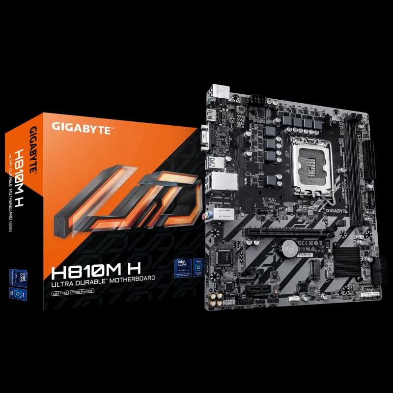 Placa de baza Gigabyte H810M H, Socket 1851, DDR5, Micro-ATX
