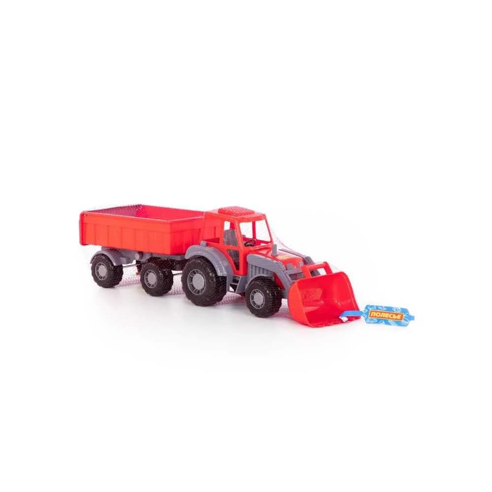 Tractor cu remorca si incarcator - Altay, 67x17x18 cm, Polesie — miniatură