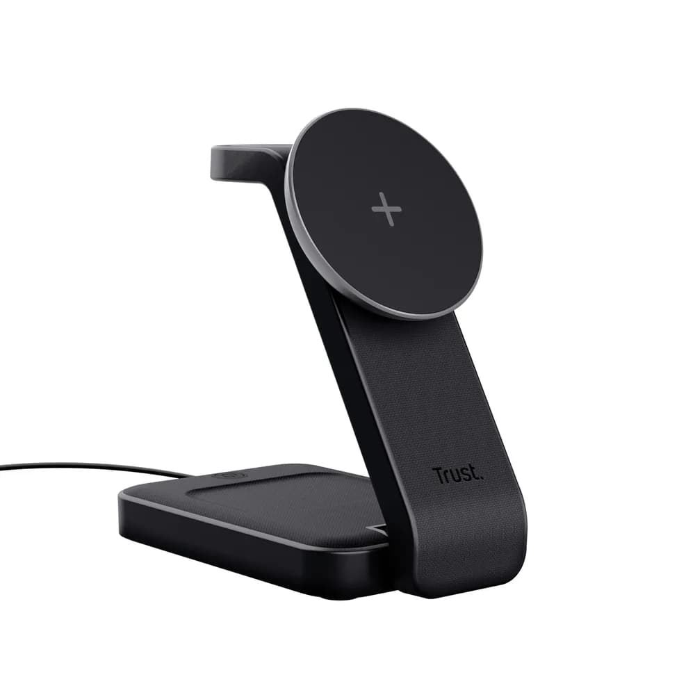 Suport Trust de incarcare magnetica wirelss pentru iPhone, Apple Watch si AirPods "25464"