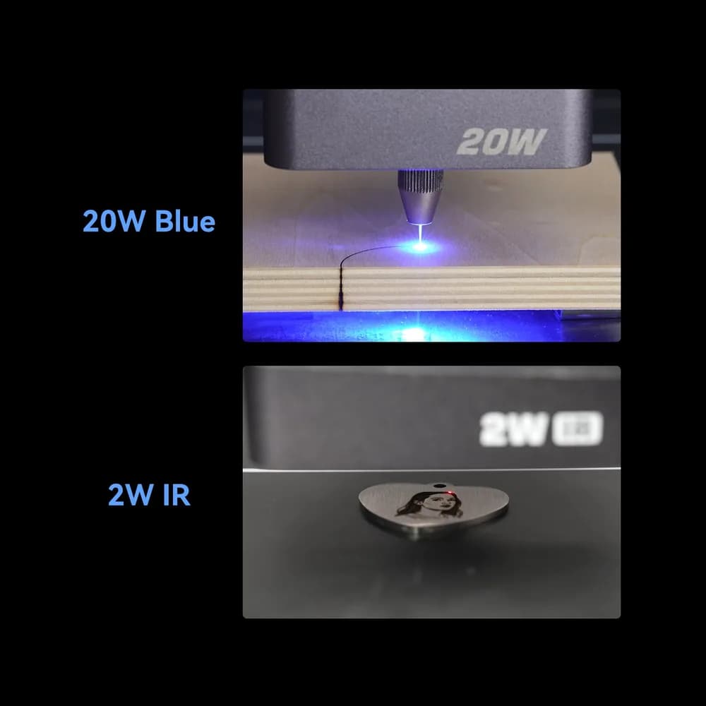 Gravator laser Creality Falcon A1 Pro 20 W — miniatură