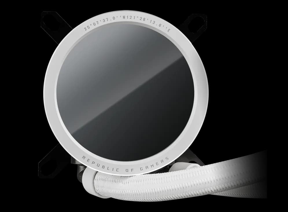 Cooler Lichid Asus ROG RYUO III 240 ARGB WHT, 90RC00J2-M0UAY0 "ROG RYUO III 240 ARGB WHT" — miniatură