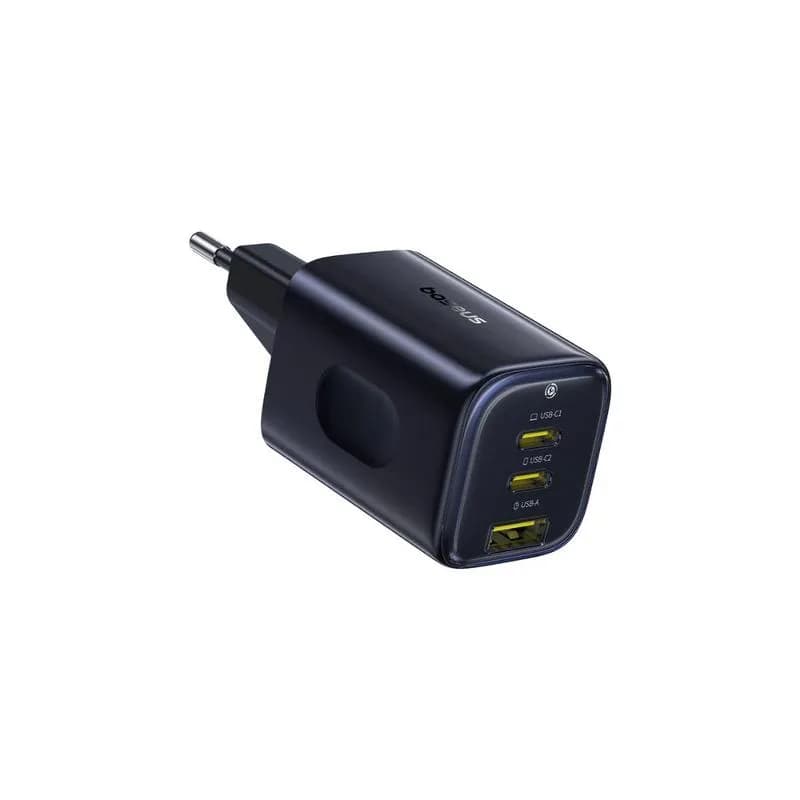 INCARCATOR retea Baseus PicoGo AE11, Quick Charge 67W, 1 x USB, 2 x USB Type-C, negru "E0121200" - 6932172699963 — miniatură