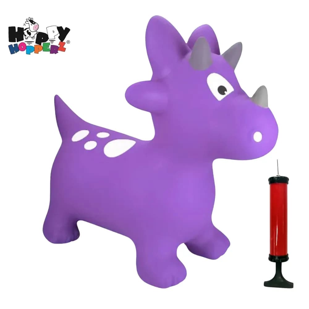Jucărie gonflabilă săltăreață de călărit Dinozaurul Mov HappyHopperz — miniatură