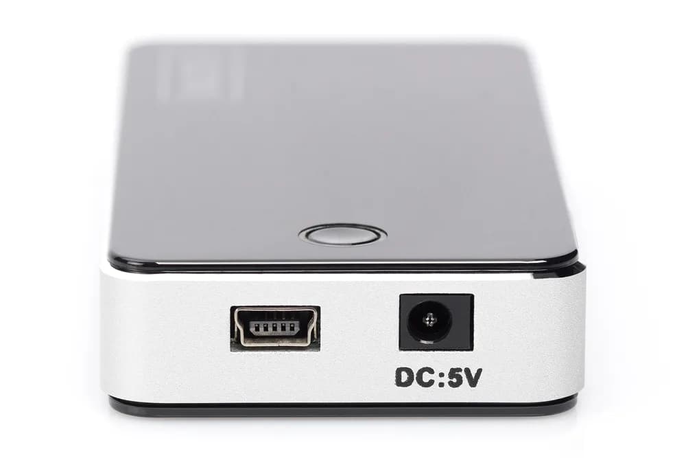 Digitus 7-Port USB 2.0 Hub Active/bk "DA-70222" — miniatură