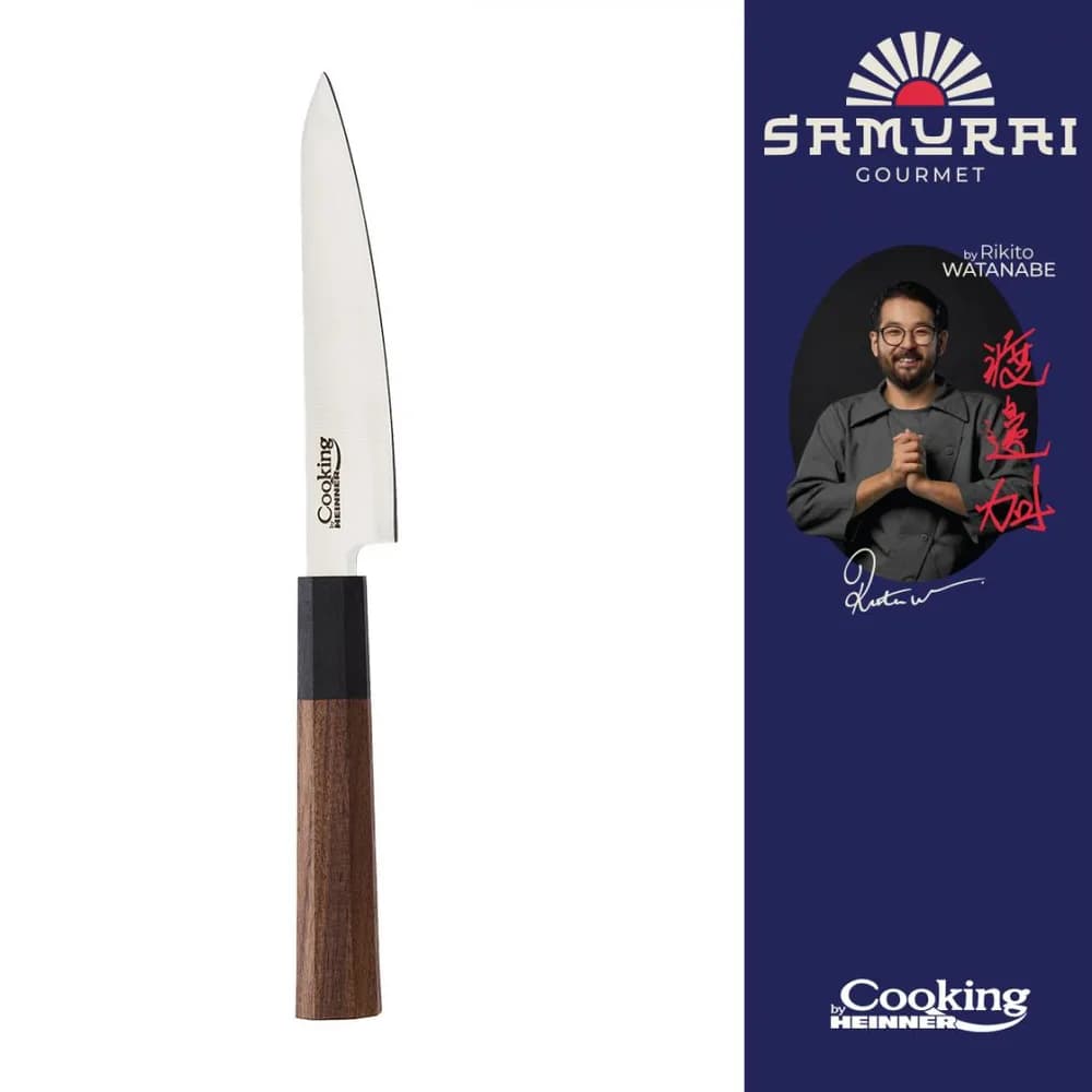 CUTIT UNIVERSAL 13 CM, RIKITO WATANABE, SAMURAI GOURMET, COOKING BY HEINNER — miniatură