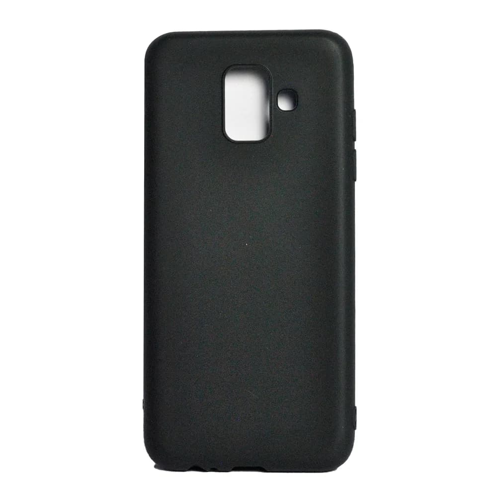 Husa Samsung A6 DUOS 2018 Spacer, negru, grosime 1 mm, material flexibil TPU, ColorFull Matt Ultra negru "SPT-MUT-SA.A6D2018"