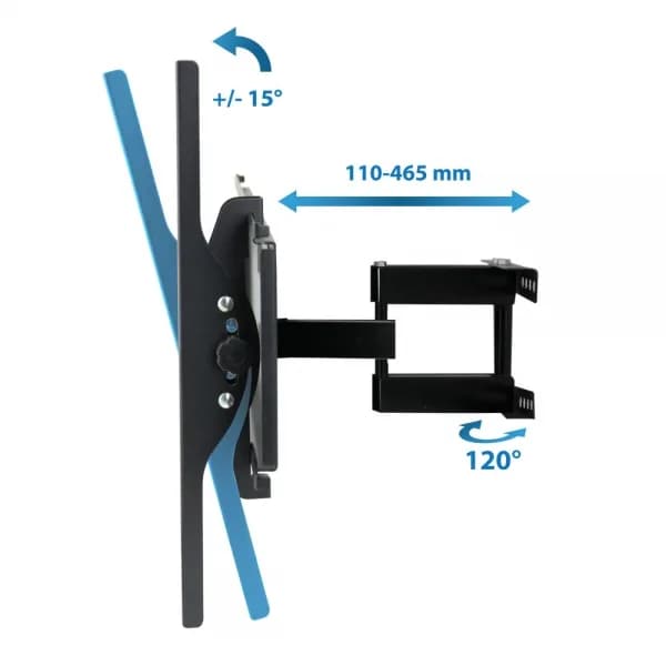 Suport Perete Esperanza Titan ERW012 26"-70" 55kg Negru "ERW012" — miniatură