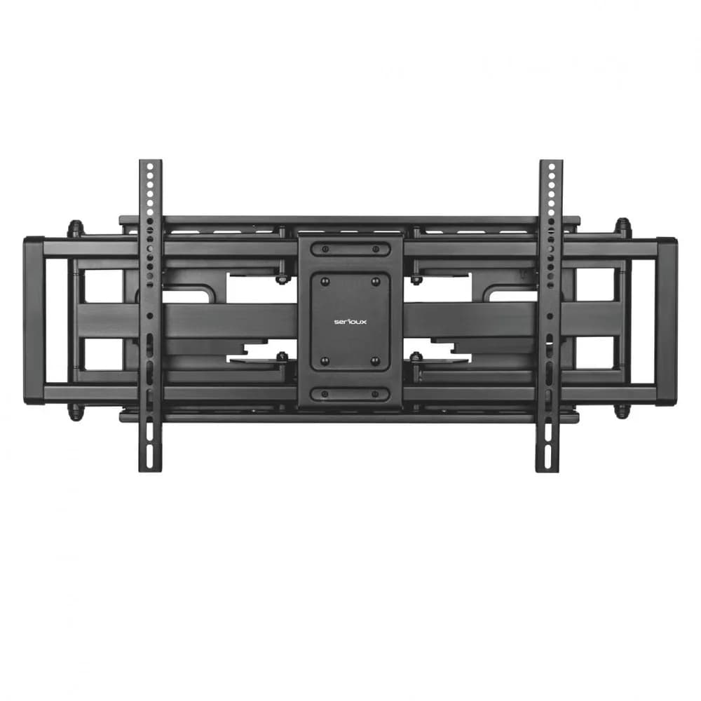 Suport TV Serioux Reglabil 60-120" 120kg Fit Screen Size 37"-90" VESA Compatible 200x100 - 600x400 Weight Capacity 75kg Profile 70~422mm Tilt Range +5°~-15° Swivel Range +60°~-60° Screen Level +3°~-3° — miniatură