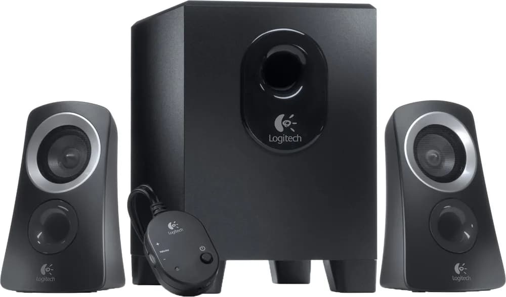 BOXE LOGITECH 2.1, RMS: 25W (2 x 5W, 15W), telecomanda pe fir, black, "Z313" "980-000413"