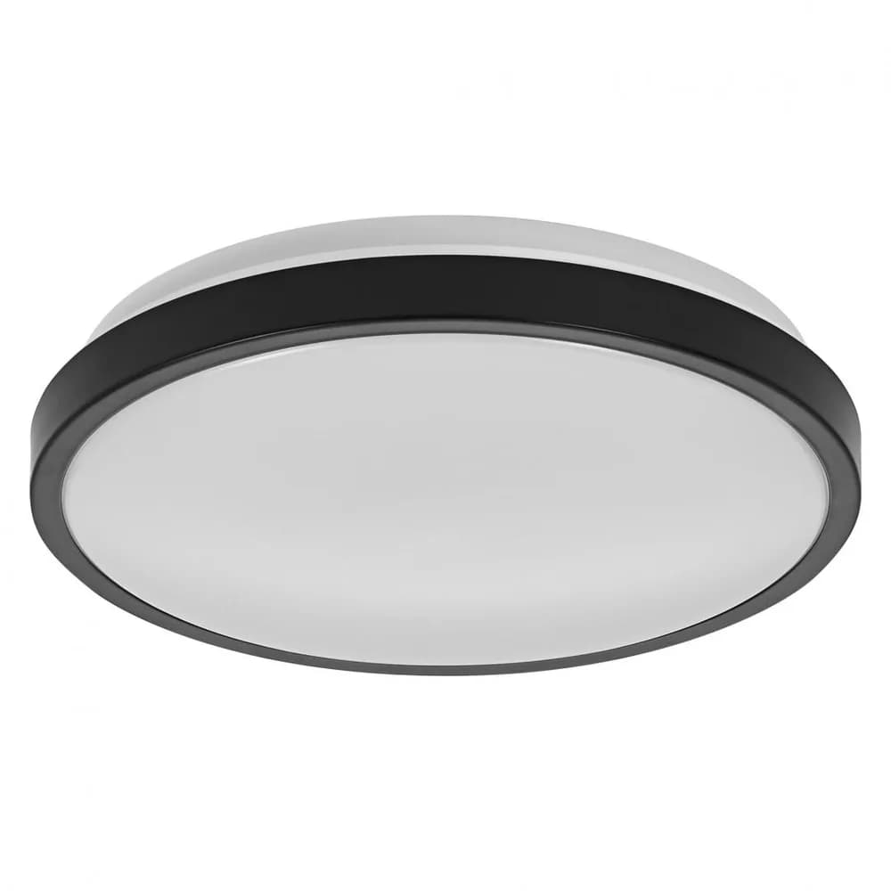 Plafoniera LED pentru baie Ledvance Orbis Disc Black, 18W, 2200 lm, lumina alba (3000-4000K), IP44, Ø300x47mm, aluminiu/metal, Negru — miniatură