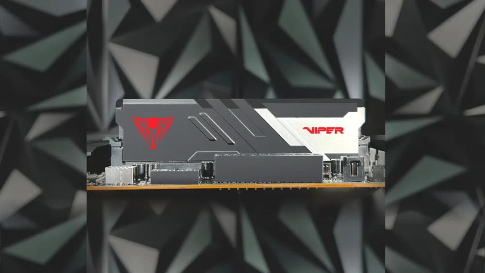 Memorie DDR PATRIOT - gaming DDR5 64GB, frecventa 6000MHz, latenta CL30, 32GB x 2 module, radiator negru, iluminare RGB, VIPER VENOM RGB "PVVR564G600C30 — miniatură
