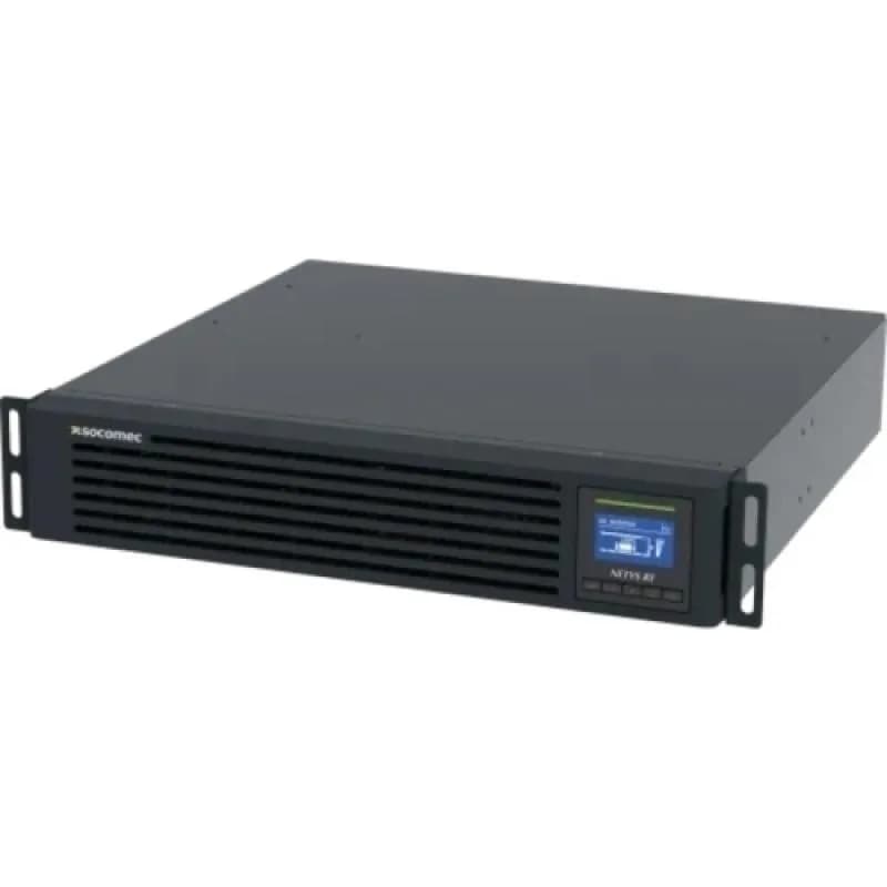 SOCOMEC NeTYS RT 3000VA VFI UPS 1/1 PF=1 WITH BATTERY INTEGRATED +RAILS