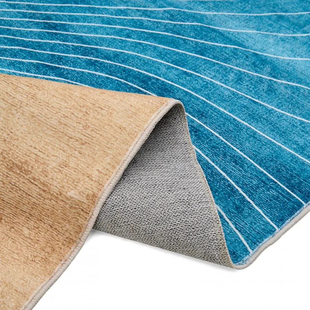 Covor printat, FLOW 160x230 cm, lavabil cu spate antialunecare, inaltime fir 3mm — miniatură