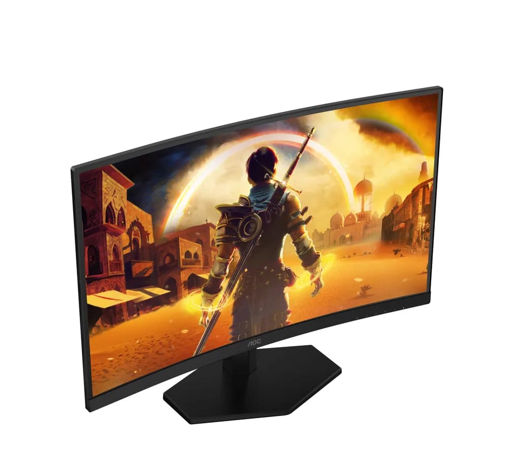 Monitor Gaming AOC C27G42FE, 27", 1920 x 1080 pixeli, Black, Red — miniatură