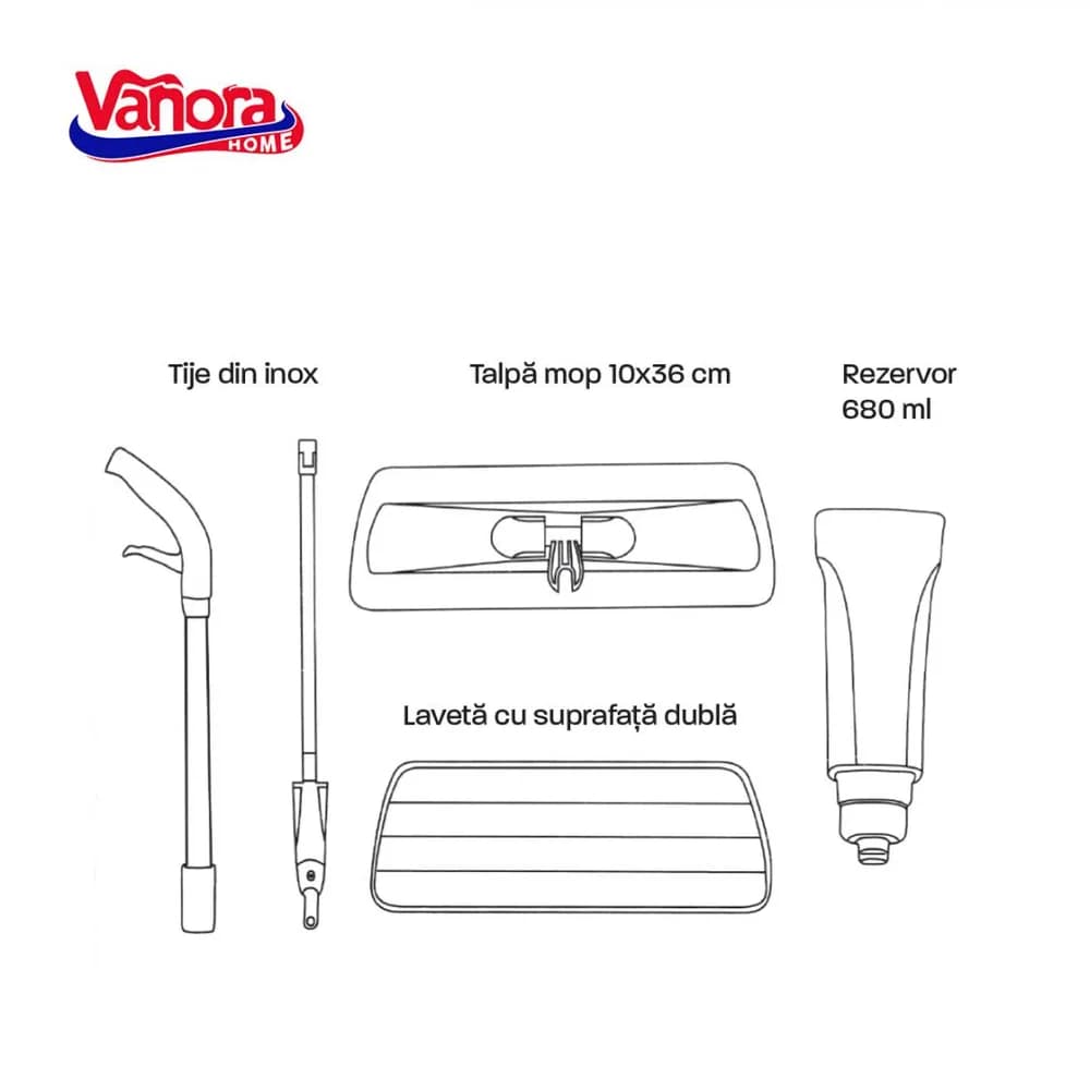 MOP SPRAY CU REZERVOR DETASABIL,SPEED CLEAN — miniatură