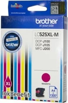 Cartus Cerneala Original Brother Magenta, LC525XLM, pentru DCP-J100|J105|MFC-J200, 1.3K, "LC525XLM"