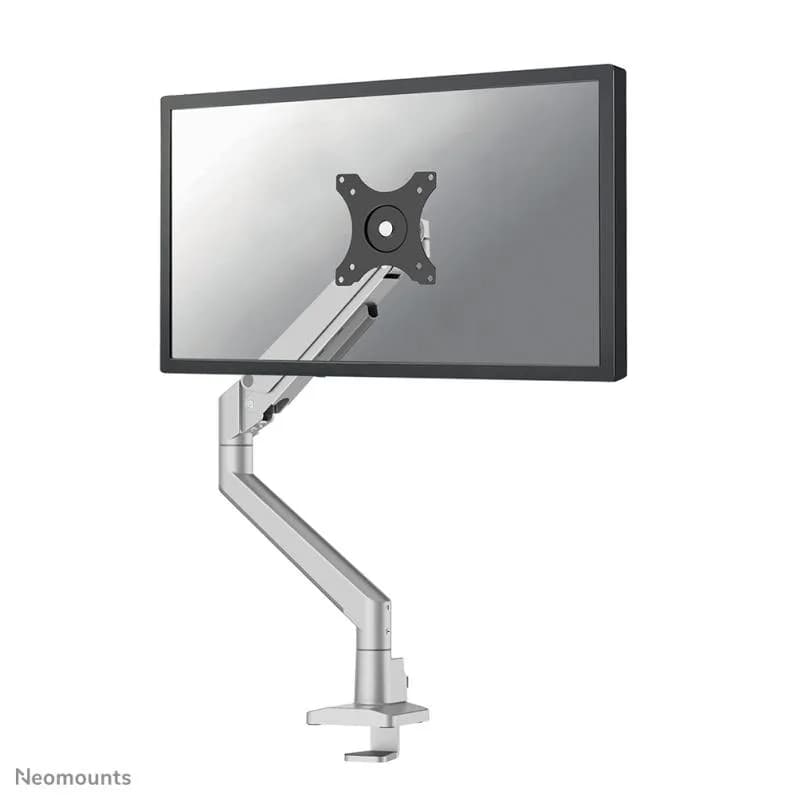 Brat monitor Neomounts DS70-250SL1; pentru display-uri cu diagonale 17"-35", sistem de prindere VESA 75x75~100x100, greutate maxima suportata 9kg, full motion, tilt +45°, swivel 90°, rotate 180°; gas spring; culoare argintiu.
