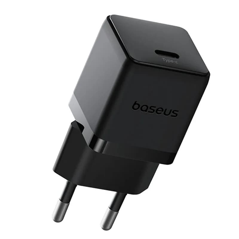 INCARCATOR retea Baseus Palm, Quick Charge 30W, 1 x USB Type-C, negru "P10111605113-00" - 6932172672775 — miniatură