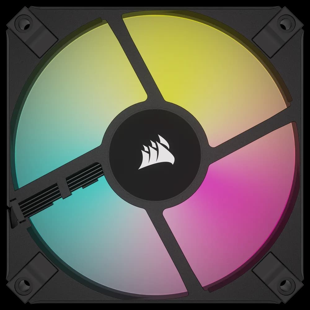 VENTILATOR Corsair, 120 mm 2000 rpm, LED RGB, "CO-9050163-WW" — miniatură