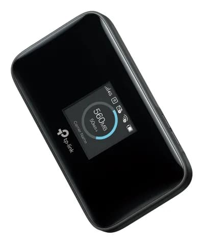 ROUTER TP-LINK wireless, portabil, 4G Mobile Wi-Fi, 600Mbps, Internal LTE Modem, SIM card slot, display 1.44 inch, rechargeable battery "M7750"