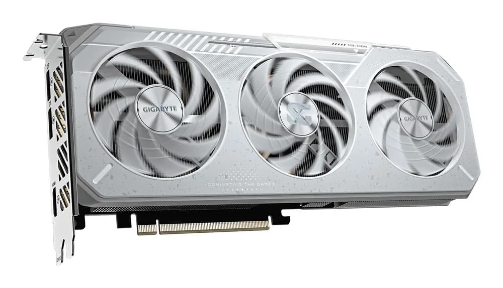 GIGABYTE Radeon RX 9060 XT GAMING OC ICE 16G, GDDR6, 128-bit, Alb "GV-R906XGAMINGOCICE-16GD" — miniatură