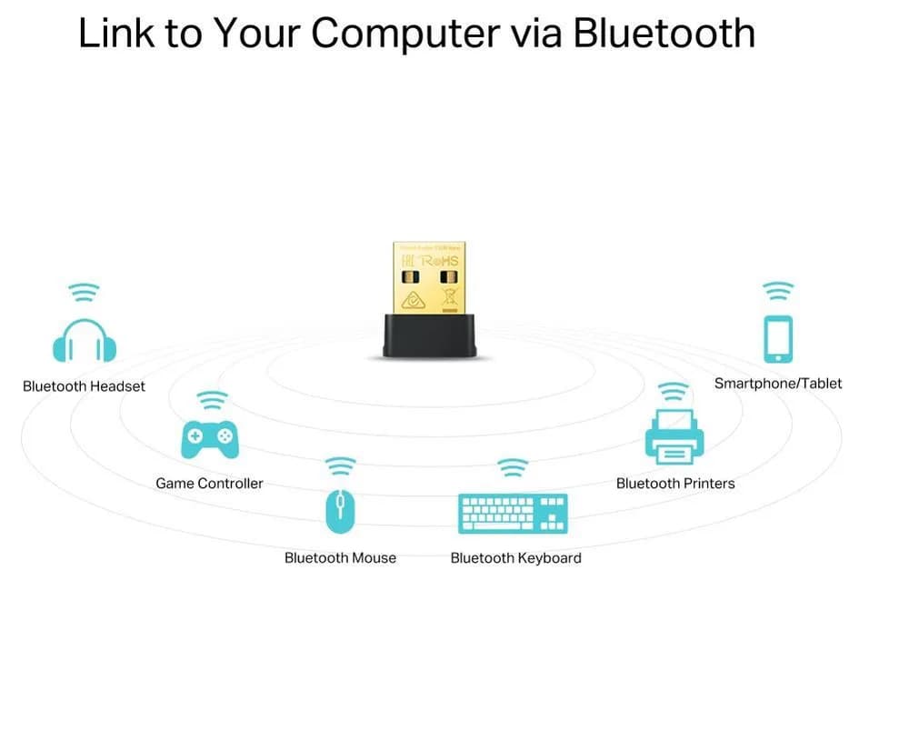 ADAPTOR RETEA TP-LINK AC600, extern wireless 2.4 GHz | 5 GHz si Bluetooth 4.2, USB 2.0, port, 600 Mbps, antena interna x 1, "Archer T2UB Nano" — miniatură