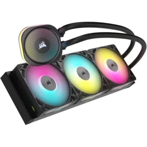 Cooler Procesor CORSAIR iCUE LINK TITAN RX RGB, Lichid, 12 cm, 3 ventilatoare, aRGB — miniatură