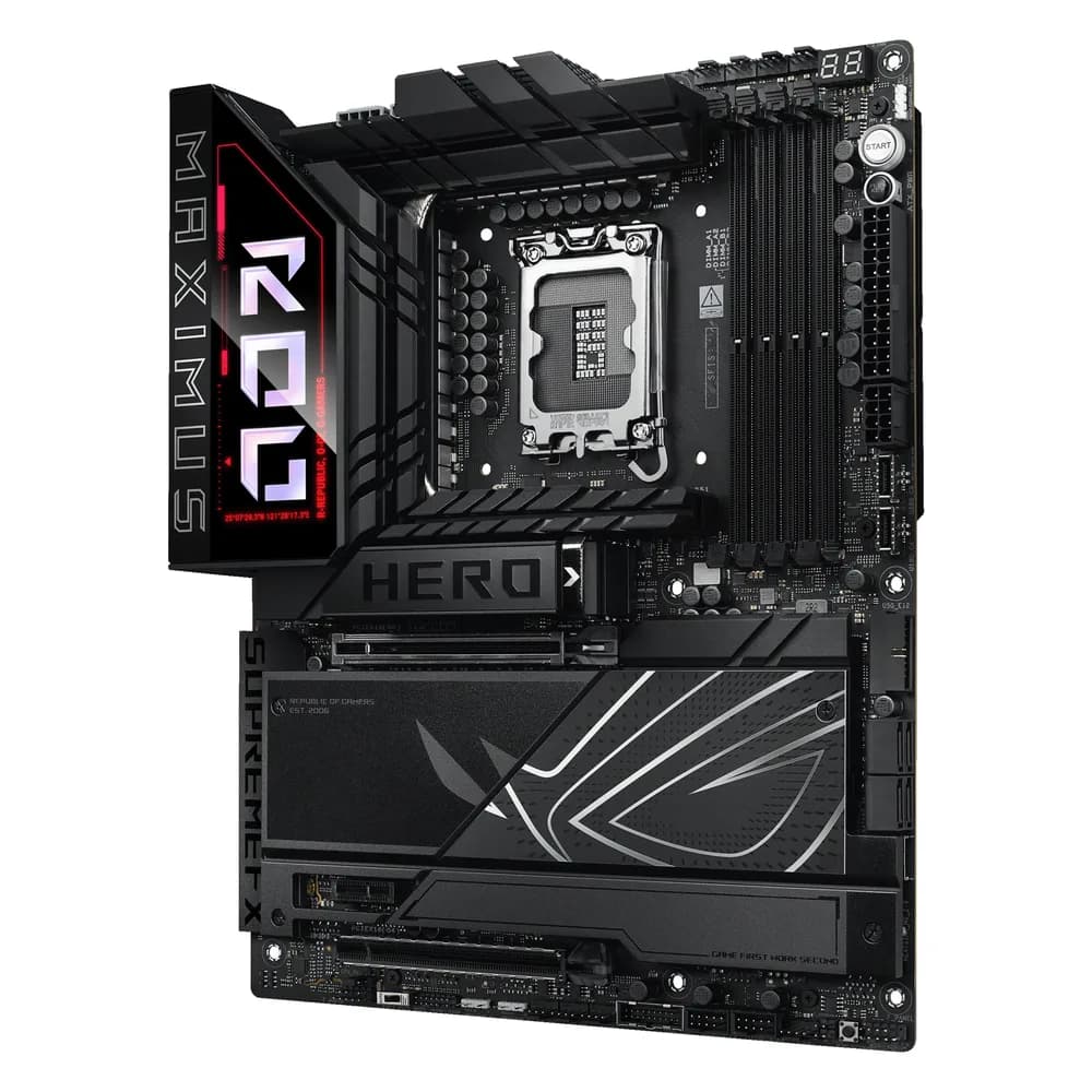 Placa de baza ASUS ROG MAXIMUS Z890 HERO Intel Z890 LGA 1851 (Socket V1) ATX "90MB1ID0-M0EAY0" — miniatură