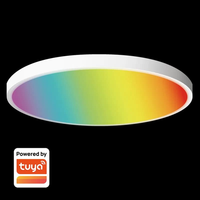 LAMPA LED Logilink, pt. tavan, Wi-Fi, RGB, 2400 lm, compatibl Tuya/Amazon Alexa/Google Home, 27W, rotunda, alb, "SH0122" (include TV 0.18lei)
