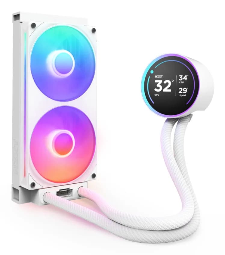 Cooler procesor Kraken Elite 240 RGB (2024) RGB LED 2 x 120 mm "RL-KR24E-W2" — miniatură