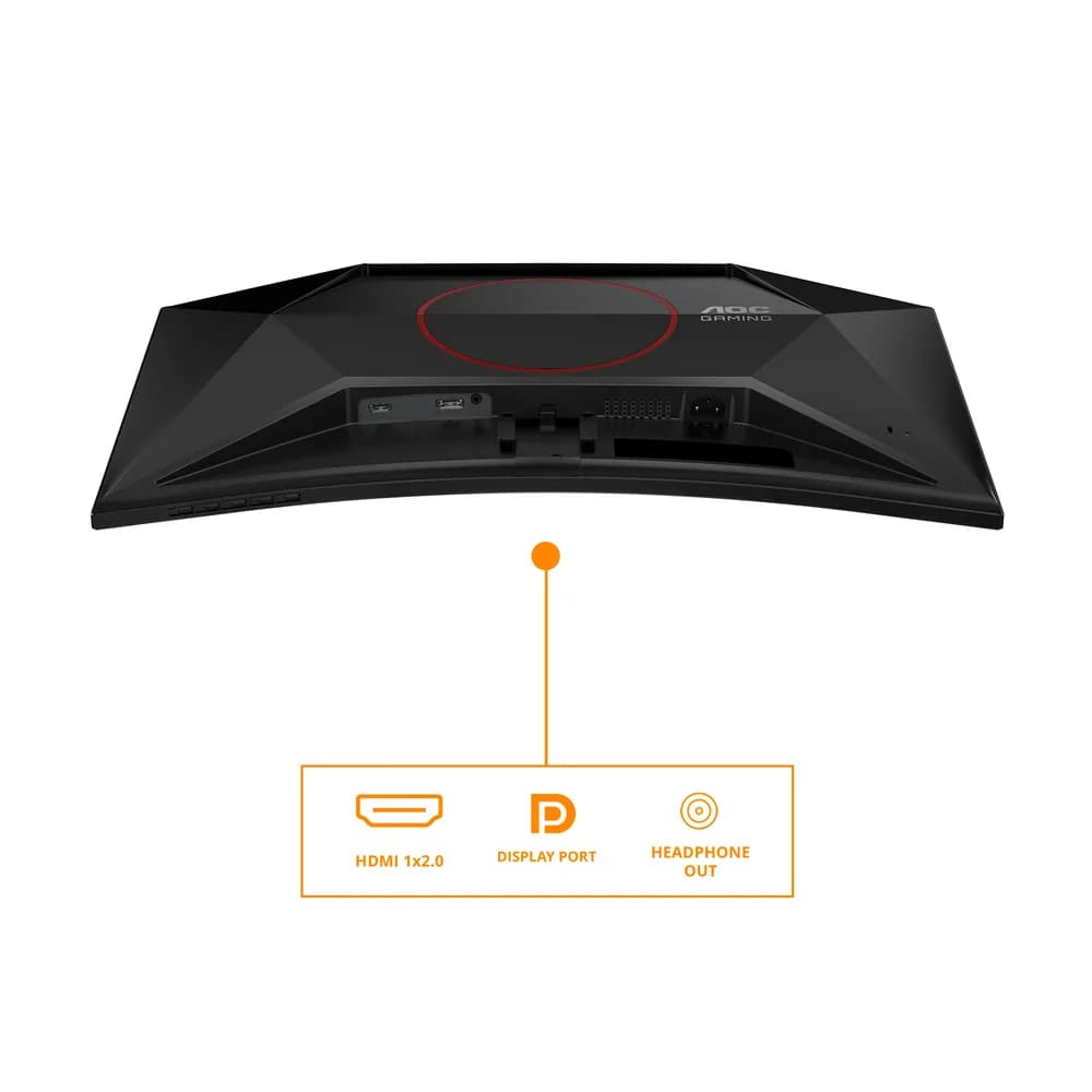 Monitor Gaming AOC C27G42ZE, 27", 1920 x 1080 pixeli, Black, Red — miniatură