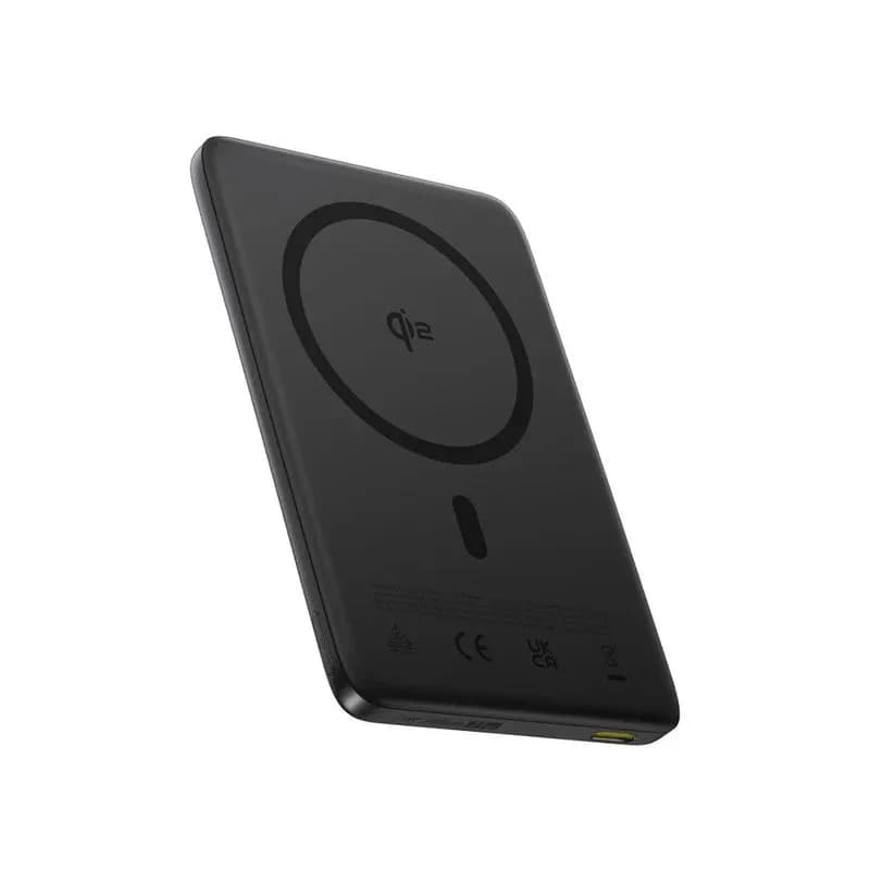 POWER BANK Baseus PicoGo AM41 Ultra-Slim Qi2 Magnetic Wireless, capacitate 10000mAh 27W, 1 x USB Type-C, include cablu USB Type-C la USB Type-C 30cm, negru "E0027201" - 6932172691707