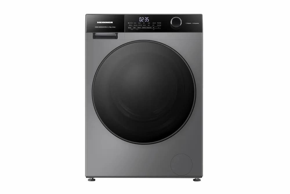 Masina de spalat rufe HEINNER HWM-HMK9014IVTA+++, 9 Kg, 1400 rpm, Clasa: A, Gri Titanium — miniatură