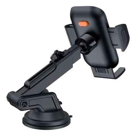 SUPORT AUTO Baseus UltraControl pt. SmartPhone, fixare parbriz sau bord prin ventuza, negru "C40361600111-00" - 6932172641764 — miniatură