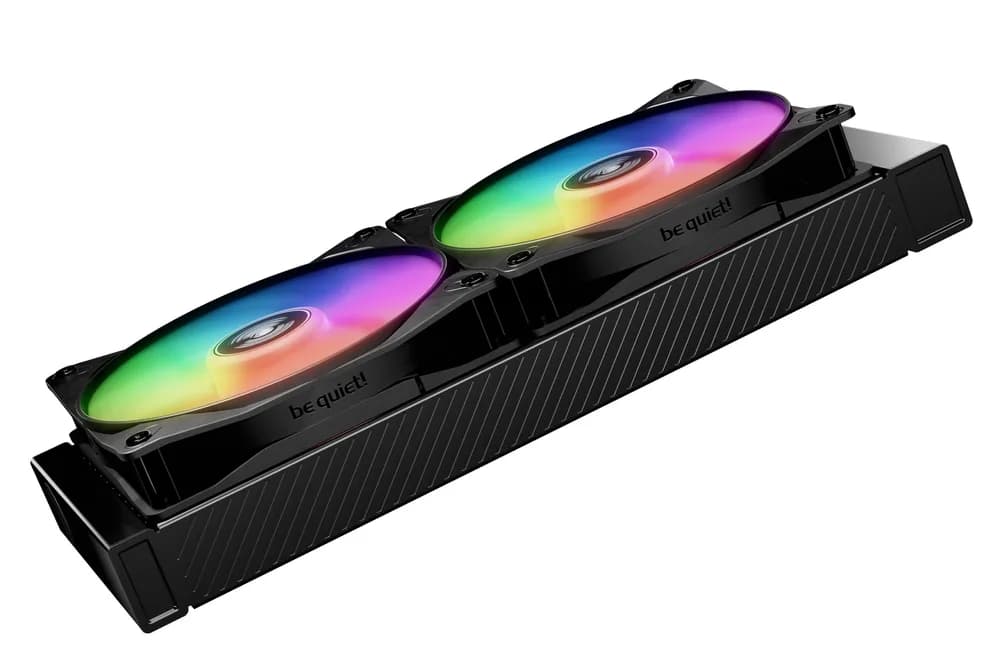 Ventilator be quiet "LIGHT WINGS LX", 140mm, max. 1800 RPM, Rifle Bearing, 4pin PWM, negru, "BL129" — miniatură