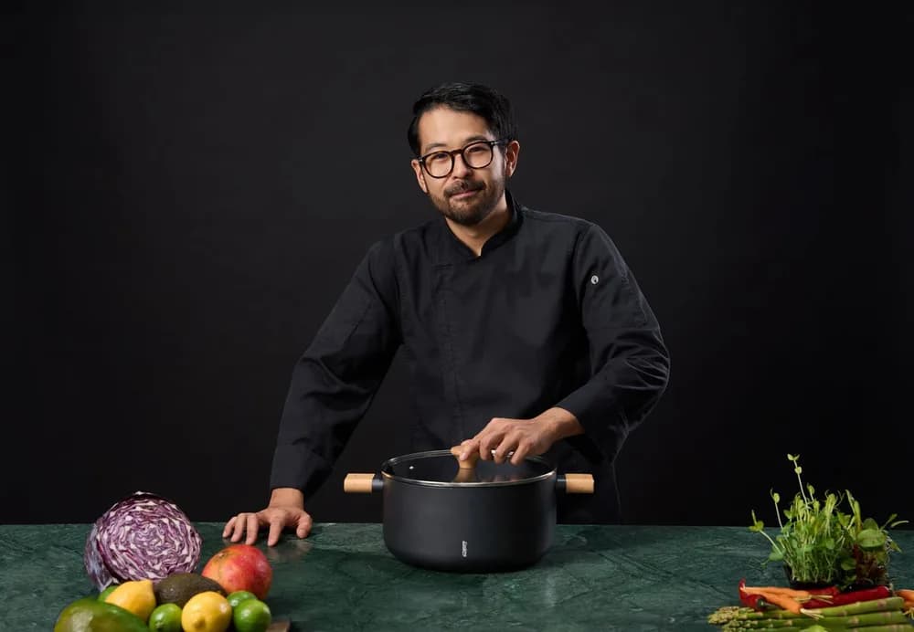 SEMIOALA ALUMINIU + CAPAC 28X14 CM, 7.8 L, RIKITO WATANABE, SAMURAI GOURMET, COOKING BY HEINNER — miniatură