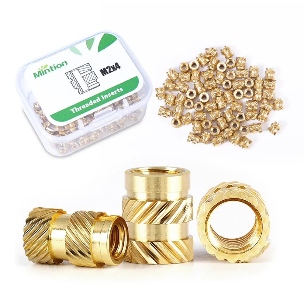 Inserturi filetate Mintion M2 x 4 mm x 3,6 mm Threaded Insert Set – 70 buc