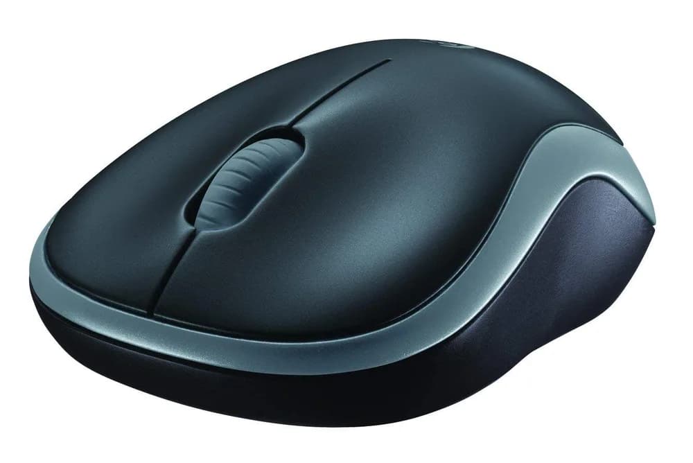 MOUSE LOGITECH, "M185", PC sau NB, wireless, 2.4GHz, optic, 1000 dpi, butoane/scroll 3/1, gri, "910-002235" — miniatură