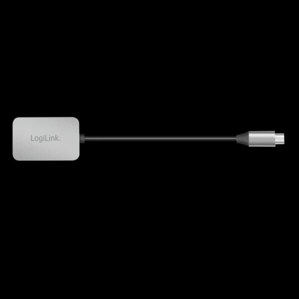 CARD READER extern LOGILINK, interfata USB Type C, citeste/scrie: SD / micro SD; aluminiu, gri, "CR0050" — miniatură