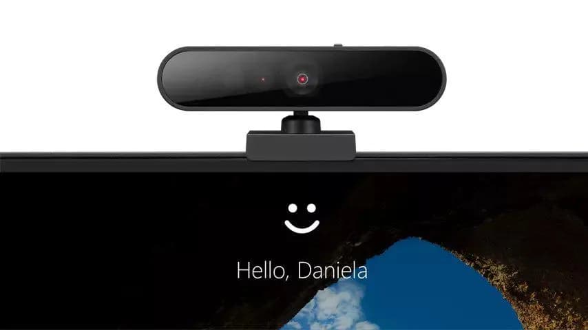 Camera Web Lenovo Performance FHD, rezolutie video Full HD, USB-C, Negru — miniatură