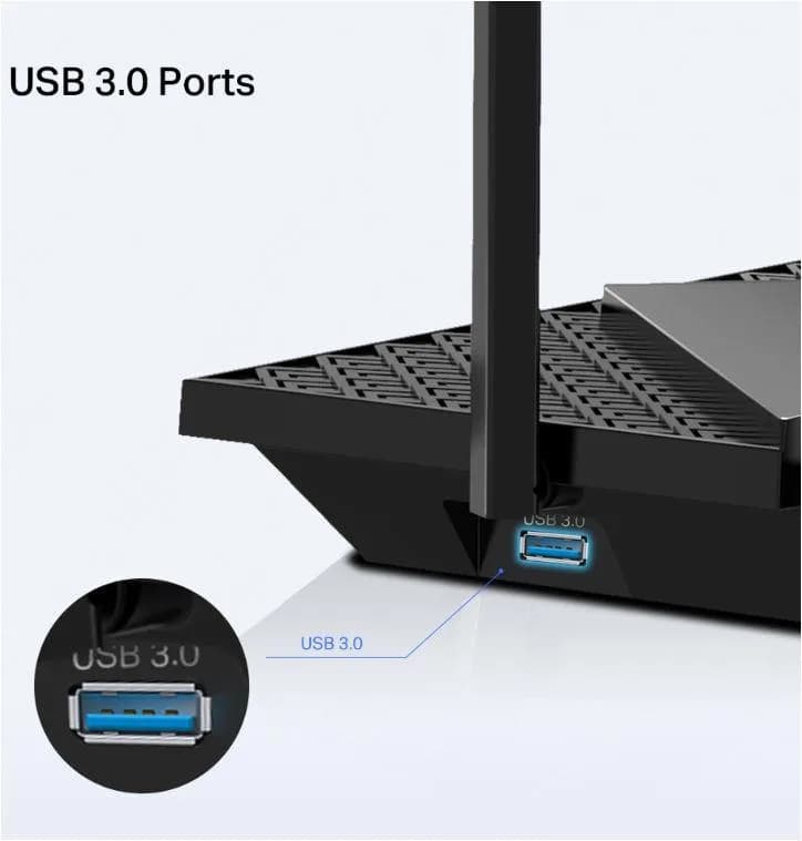 Router wireless TP-LINK Archer AX72 PRO, WIFI 6, Mesh, Dual Band — miniatură