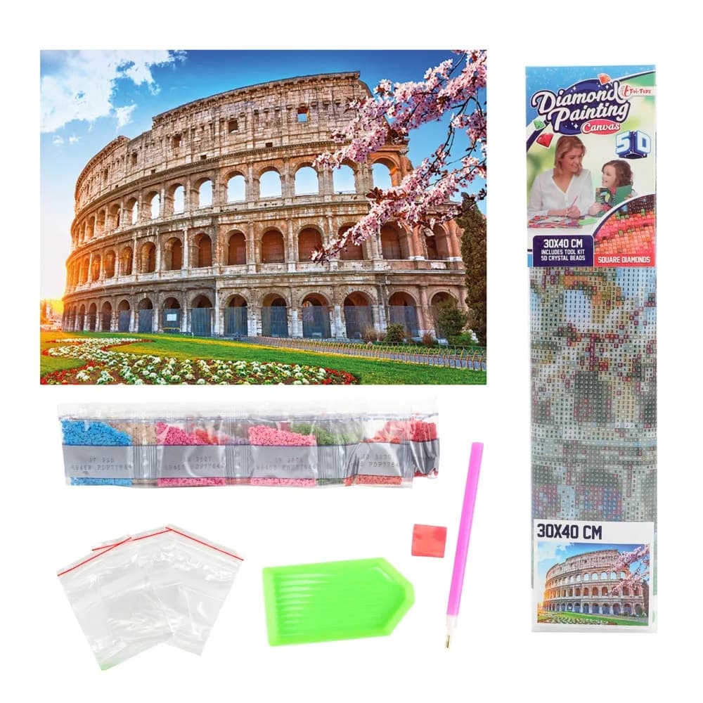 Set creatie cu diamante, 30x40 cm - Toi-Toys — miniatură