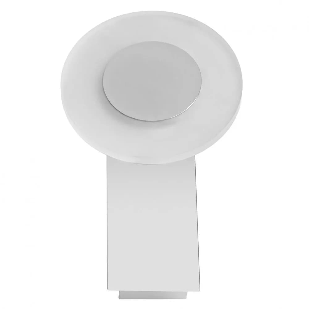 Aplica LED inteligenta pentru baie Ledvance SMART+ Wifi Orbis Wave 200, 8W, 700 lm, lumina alba (3000-6500K), IP44, 200x93x120mm, metal, Argintiu — miniatură